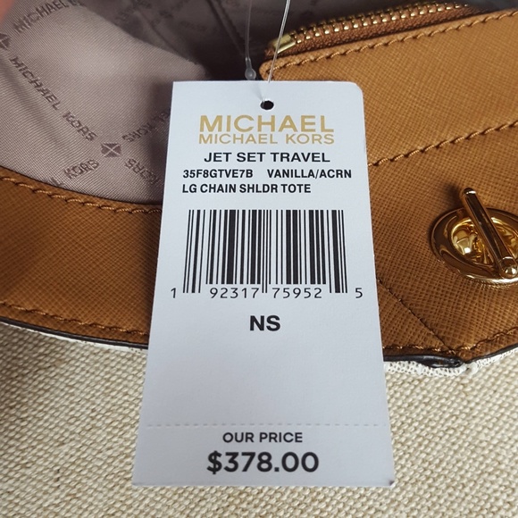 SOLD OUT NWT Michael Kors LG Chain shoulder Bag - Picture 7 of 7